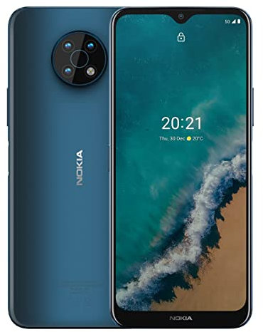 Nokia G50 5G 128GB 4GB RAM 6.82 Android 11 Smartphone, Blue, Dual SIM (Renewed)