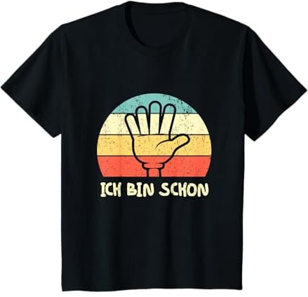 Kinder Geburtstag Deko Hand 5 Jahre Jungen Mädchen Ich Bin 5 T-Shirt