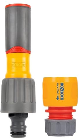 UKDeals Direct® Hozelock Buse de tuyau 3 en 1 avec poignée antidérapante et poignée souple – 3 modes de pulvérisation différents