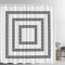 Batmerry Greek Antique Shower Curtain,Greek Key Pattern Shower Curtain,Waterproof Fabric Shower Curtains for Bathroom with 72x72 inches.
