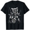 Kätzchen Rock Band Schlagzeuger Katze spielt Schlagzeug T-Shirt