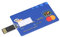 ASHATA Disco U de Tarjeta, Unidad Flash USB en Forma de Tarjeta Bancaria de Crédito de 16GB, Memory Stick U Disk Thumb Regalo de Negocios para Transferencia de Archivos de