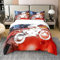 100% Bio Baumwolle Motorrad Bettwäsche Sets für Jungen 200x200 Motocross Bettbezug Set Extreme Sport Spiele Tröster Bezug für Kinder mit 2 Kissenbezüge Schlafzimmer Dekor Rot Blau Quilt Cover