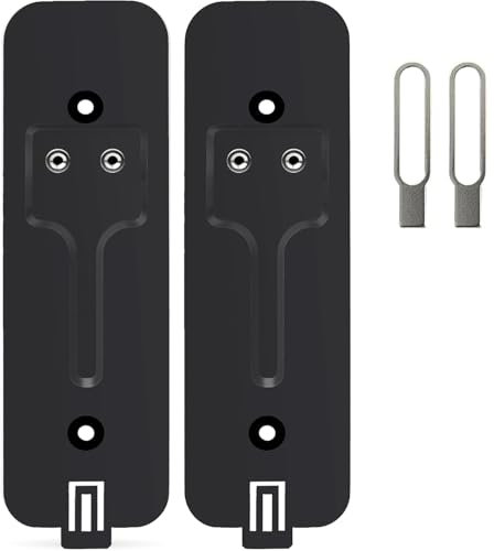 Doorbell Backplate for Blink,AHBTEYM Doorbell Backplate Replacement Black Mounting Back Plate Part Compatible with Blink with Key Tool Accessories(2 Pack-Black)