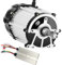 ZHOZHUT 350W-1800W Brushless DC Motor Für Elektrische Dreirad 48V / 60V Elektro-Dreirad-Differenzialmotor Mit Controller 3000r/Min 5-Loch 16-Zahn-Motor Für DIY-Dreiräder, Fahrräder,1500w,60V