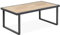 Konsimo Gartentisch 118x45x65 cm - Balkontisch aus Stahl - Wetterfest Gartenmöbel Lounge - UV-beständigerTisch für Garten, Balkon, Terrasse - Modern Outdoor Tisch - Anthrazit