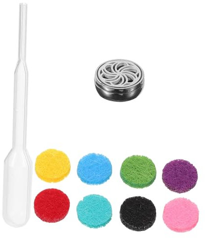 Hoement Kostüme Aromatherapie Clip Duftdiffusor Für Masken Kleidung Taschen Tragbarer Aromatherapie Halter Für Ätherische Öle Eleganter Accessoire Für Unterwegs