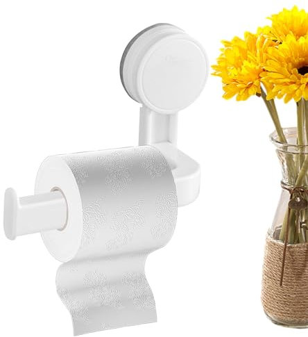 Wohnmobil-Toilettenpapierhalter, Saugnapf-Papierhandtuchhalter,Mehrzweck-Toilettenpapierhalter mit Saugnapf - Aufklebbarer, verdickter Papierhalter für Türen, Keramik, Wände, Glas, Schränke, Schlafzim