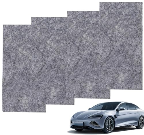 HUAREW Nano Sparkle Cloth 4 Stück, Nano Magic Cloth entfernt Kratzer im Auto, kratzfestes Tuch für Auto, repariert Stoff, für Autolack, Kratzer auf der Oberfläche