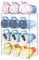 Irayin Range Bouteille, Porte-Bouteilles Empilable Porte Bouteilles de Vin, Casiers à Bouteille pour Comptoirs de Cuisine, Armoire, Frigo, Peut contenir 12 Bouteilles