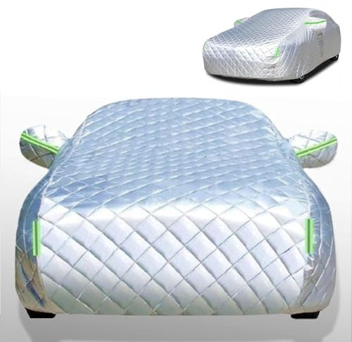 Hagelschutz Abdeckplane Auto für V-W Sharan Autoabdeckung wasserdichte Outdoor Dicke Baumwolle Halbgarage Auto Winter