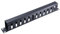Suoumwa 1U Cable Management Horizontal Mount 19 Inch Server Rack, 12 Slot 24 Port Metal Duct Wire Organizer for 1U 19 Inch