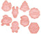 KITANDOVE 8 Pièces Moules à Biscuits de Noël de Emporte pour Accessoires de Décoration DIY pour Fin Année