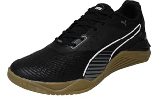 PUMA Erwachsene Fuse 4.0 Sneakers 42.5, Black Cast Iron Gum White Gray Beige