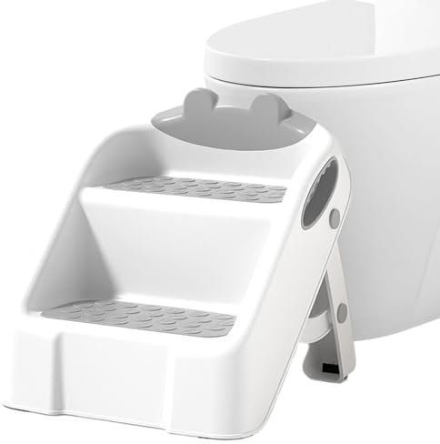 Heces De 2 Pasos Niños: Taburete Plegable De Escalada Infantil, Baño Ligero De | Washbasin Ladder Antideslizante, Reposapiés De Doble Plataforma para Entrenamiento para El para Niños