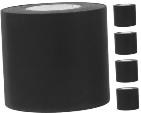 DECORNIJIA 5rotoli Nastro Coibentante per Tubi Climatizzatore Isolante Tubi Condizionatore Nastro Adesivo per Condotti Ac Termico Resistente alle Intemperie Ignifugo Adatto Sistemi Hvac