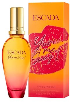 Escada Yum Me Sunny Eau de Parfum – Blumiges Parfum für Damen – Mit Passionsfrucht, Ylang-Ylang + Kokosmilch – Langanhaltender Duft, 50ml