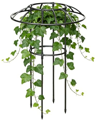 Gihioue Pflanzen Rankgitter Outdoor | Vertikale Und Dekorative Rankhilfe Für Kletterpflanzen - Stützkäfig Regenschirm Rankgitter | Für Weinreben Rosen Clematis Gemüsepflanzen Drachenfrucht Gurken