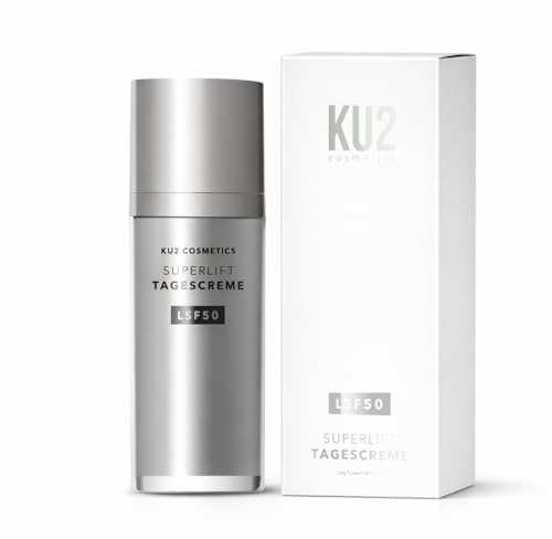 KU2 Cosmetics Superlift Anti Aging Tagescreme LSF 50, 50 ml | Multi-Hyaluron, Vitamin E, Feuchtigkeitscreme, UV Schutz