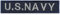 AUFNÄHER - U.S. NAVY - 03099 - Gr. ca. 9 x 2 cm - Patches Stick Applikation