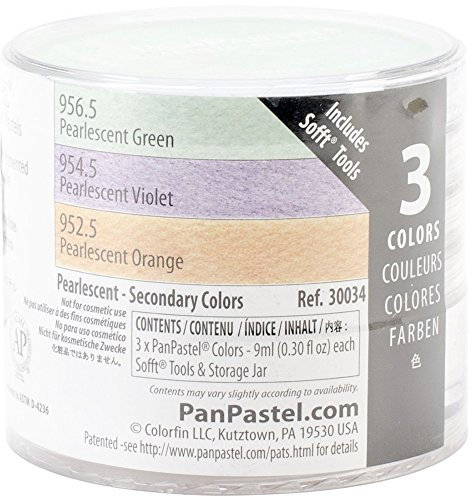 Colorfin PanPastel Ultra Soft Artist Pastel Set 9ml 3 kg-Pearlescent-Secondary