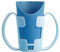 Easy Grip Two Handled Cup Holder - Large Handled Feeder Beaker Holder. x 1