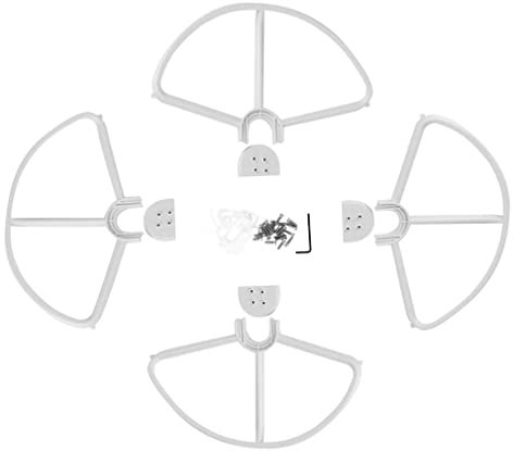 vhbw 4X Propellerschutz kompatibel mit DJI Phantom 2 Vision + Plus, FC40, 3 Professional, 3 Advanced, 2 Vision, 2, 1 Drohne Weiß
