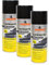 NIGRIN 3x 74113 Lackspray Color Schwarz glänzend 400 ml