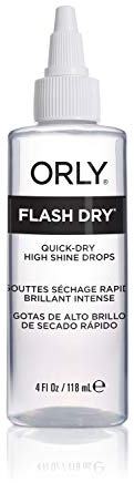 ORLY Flash Dry Drops Schnelltrockner 118ml – Nageltrockner Tropfen für schnellen Glanz, verkürzt Trockenzeit, stärkt Nägel & pflegt Nagelhaut mit Pro-Vitamin B5 & Weizenkeimöl