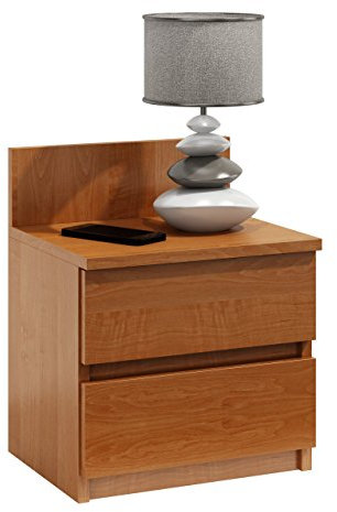 Nachtschrank Nachtkonsole Nachttisch Nachtschränkchen Beistelltisch V86 (Erle)