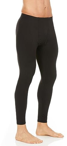 Thermajohn Lange Unterhose für Herren, Thermounterwäsche für Herren, lange Unterwäsche, Herren-Leggings, Thermohose, Herren, kaltes Wetter, Schwarz, X-Klein