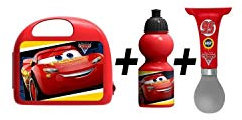 STAMP - LUNCH BOX + TRINKFLASCHE + HUPE - CARS