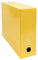 Exacompta 89928E Packung mit 5 Transferboxen Iderama aus laminiertem Karton, robust und strapazierfähig, 24 x 32 cm, Ideal für Ihre Dokumente in Format DIN A4, Rücken 90mm, Gelb, 5 Stück