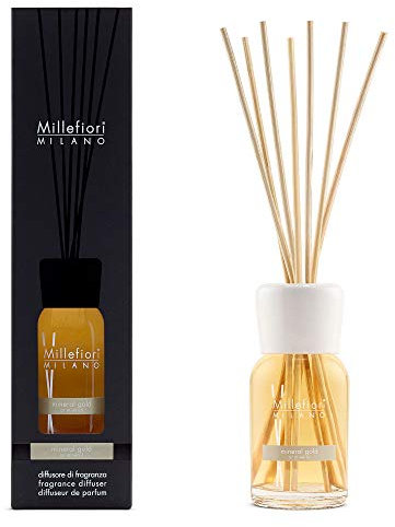 Millefiori Milano Aroma-Diffusor mit dem Duft: Mineral Gold, Inhalt: 100 ml, 7MDMG