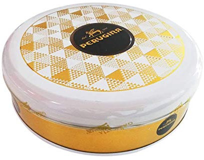 Scatola Latta Rotonda Praline Perugina Assortite 250gr
