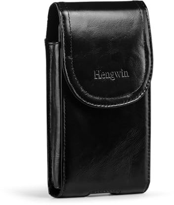 Hengwin Sac Banane pour Téléphone Portable, Pochette à Clip pour Smartphone pour iPhone 17 Pro Max, 16 Plus, 16 15 14 13 12 Pro Max, Sac à Main en Cuir Véritable, Petit Porte Monnaie, Porte Carte