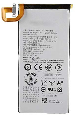 Annadue Ersatzbatterie BAT 60122 003 Geeignet für BlackBerry Priv STV 100, 3360mAh Original Ersatzbatterie mit Großer Kapazität, Kompatibel für BlackBerry Priv STV 100