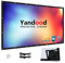 Projector Screen 120 inch 16:9 HD Portable Foldable Silver Black Backing Projection Screen Anti-Crease Movies Screen for Home Outdoor Indoor Theater