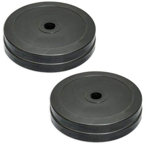 MAXSTRENGTH Rubber Weight Plates Disc Olympic 2 5cm Hole Home Gym Strength Training Fitness Exercise 20kg & 40kg Kg Set (7.5kg x 4 = 30kg)