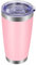 VEGOND 20oz Tumbler with Lid and Straw Stainless Steel Tumbler Cup Vacuum Insulated Double Wall Travel Coffee Mug Powder Coated Coffee Cup(Pink 1 Pack)