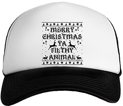 Merry Christmas Ya Filthy Animal Jungen Mädchen Kappe Baseball Snapback Boys Girls Cap