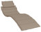 vidaXL Sonnenliege Auflage, Liegenauflage Outdoor, Polster Auflage für Gartenliege Liegestuhl, Polsterauflage, Taupe 186x58x4cm Oxford-Gewebe