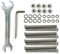 Universelle Kopfteil- oder Fußteil-Hardware, 304 Edelstahl Muttern und Bolzen, 7,6 cm, Bettrahmenschrauben, Kopfteilschrauben, Schrauben für Kopfteil und Fußteil