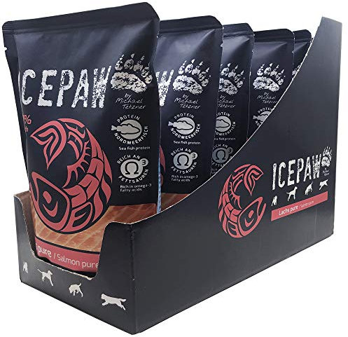 ICEPAW Lachs Pure Nassfutter für Hunde: 4x400g