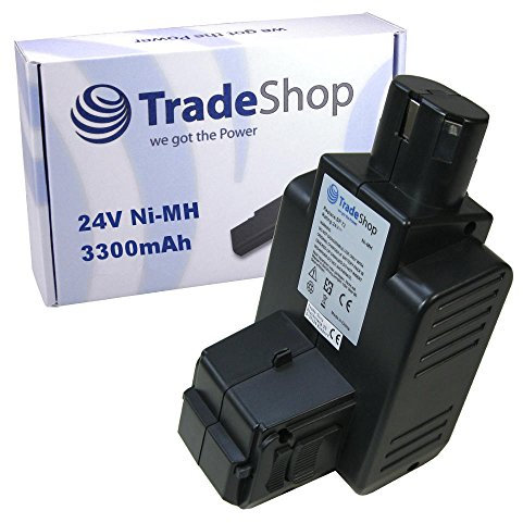 Trade-Shop NI-MH Batterie de rechange 24 V 3300 mAh 79 Wh pour Hilti BP60 BP72, 331530, BP40 Convient pour Hilti C7/24, C7/36, TCU7/36, TE5A