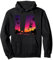 LA Road Los Angeles California Palmen Pullover Hoodie