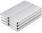 MIN CI 6 Stück Magnete Stark Groß, 30X10X3mm Neodym Magnete Extra Stark Flach Magnet Starke Magnete Kleine Magneten für Magnettafel Küchenschrank Rechteckige Magnet Whiteboard