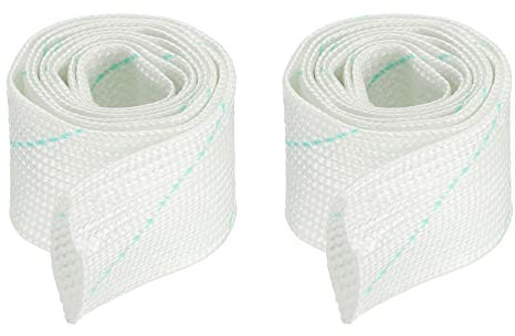 sourcing map Fibre Verre Gaine Isolation Tube, Protection Gaine Tuyau 25mm/0,98 pouce IDx1 m/3,28 pieds pour Câble Fil Enveloppe, Paquet de 2