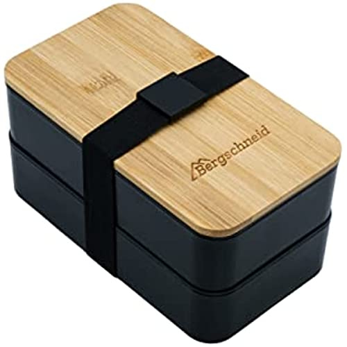 Bento-Box/Lunchbox ? Kompakte Lunchbox Mit Fach ? 500 Ml ? Spülmaschinenfest, Kühlschrank- Und Mikrowellenfest ? Inklusive Schneidebrett Und Besteck
