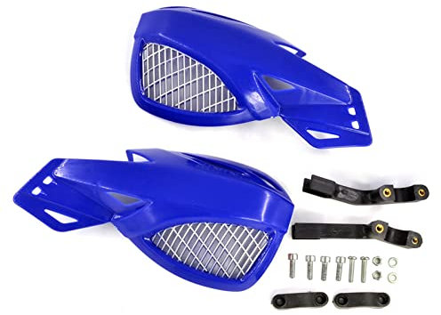 Dirt Bike Motorrad 7/8''22mm Lenkerbremse Handschutz Für Yamaha Tricker DT TW PW RT 50 80 85 90 100 125 225 230 250 426 Motorradteile (Color : Blue)
